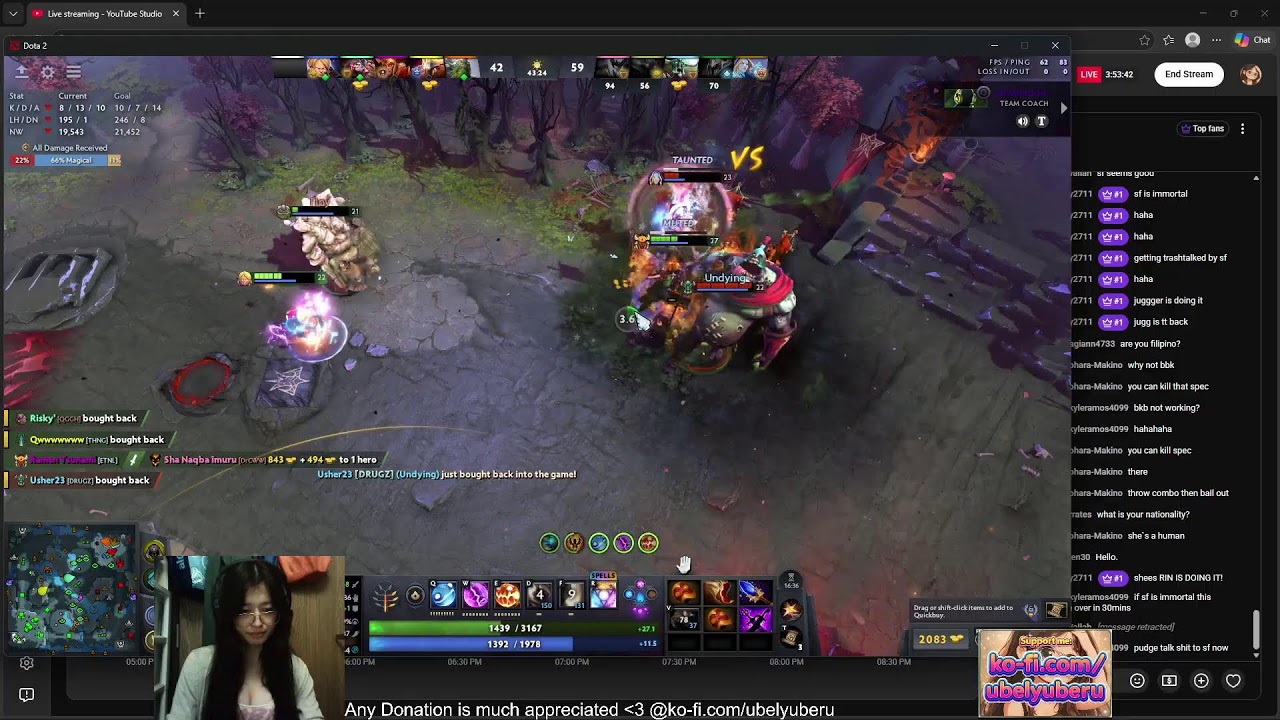 Invoker Main | 2.3K MMR | Dota2 | Archon | Ranked Matches | Live