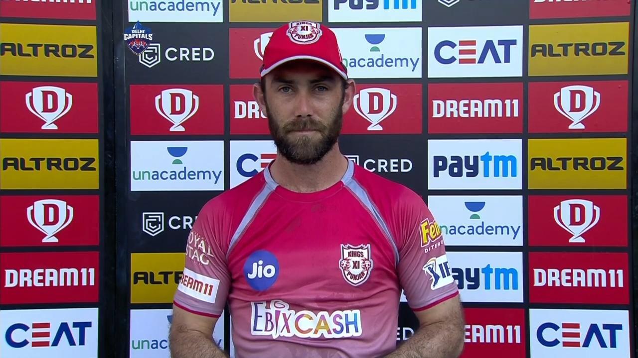 M02: DC vs KXIP – Glenn Maxwell Interview background