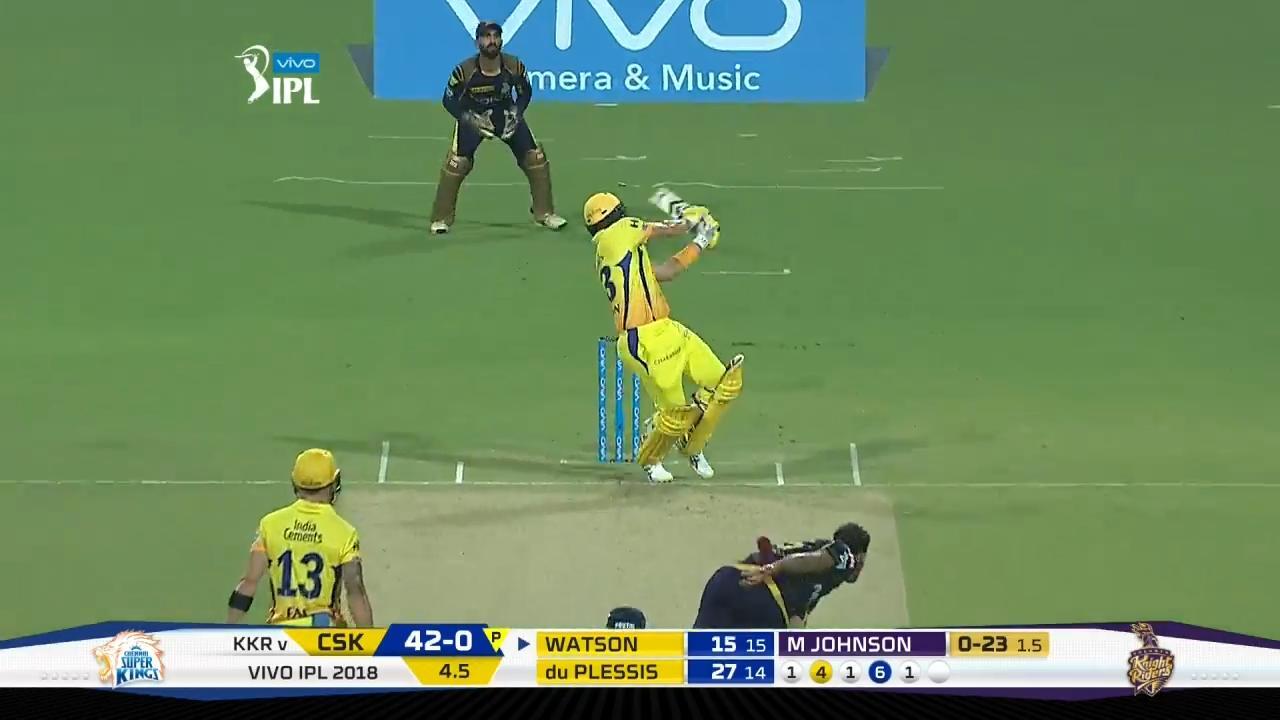 M33: KKR vs CSK – Shane Watson Six
