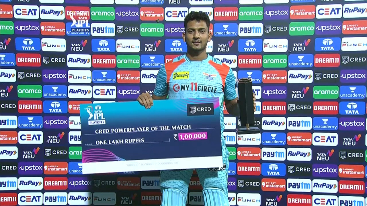 Eliminator: LSG vs RCB – CRED Power Player of the Match – Mohsin Khan