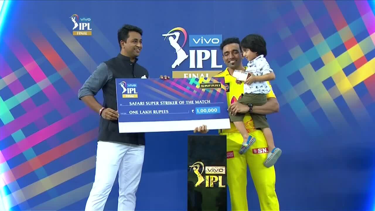 Final: CSK vs KKR – Safari Super Striker of the Match – Robin Uthappa