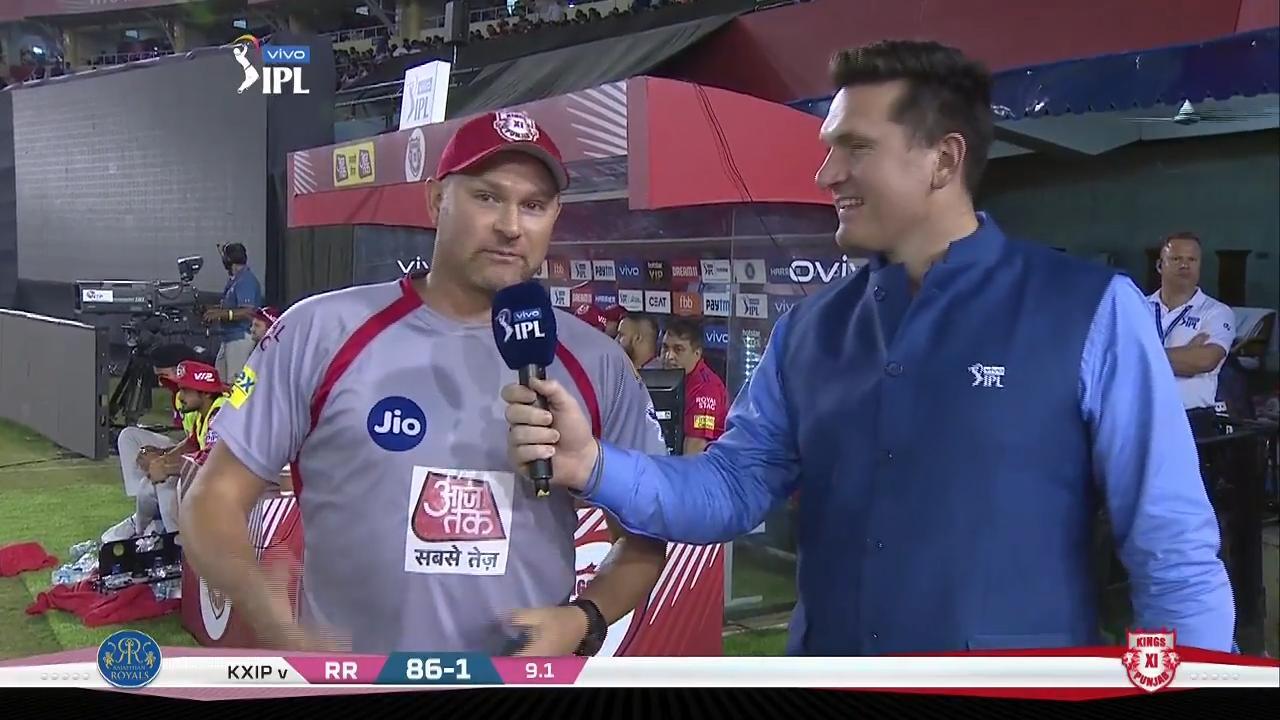 M32: KXIP vs RR – Ryan Harris Interview background