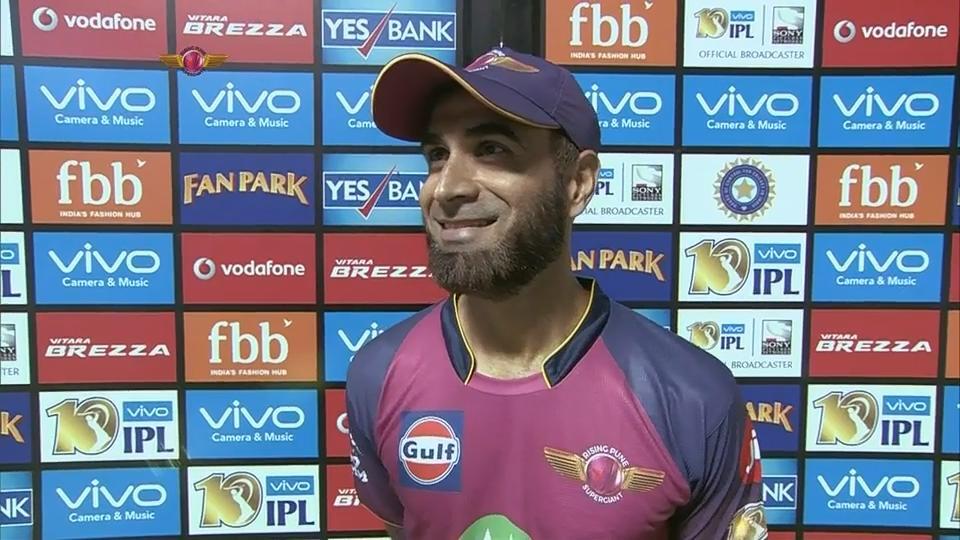 M2: RPS vs MI – Imran Tahir Interview background