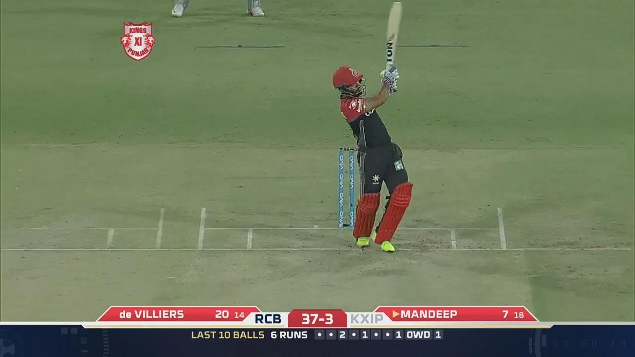 M8: KXIP vs RCB – Mandeep Singh Six