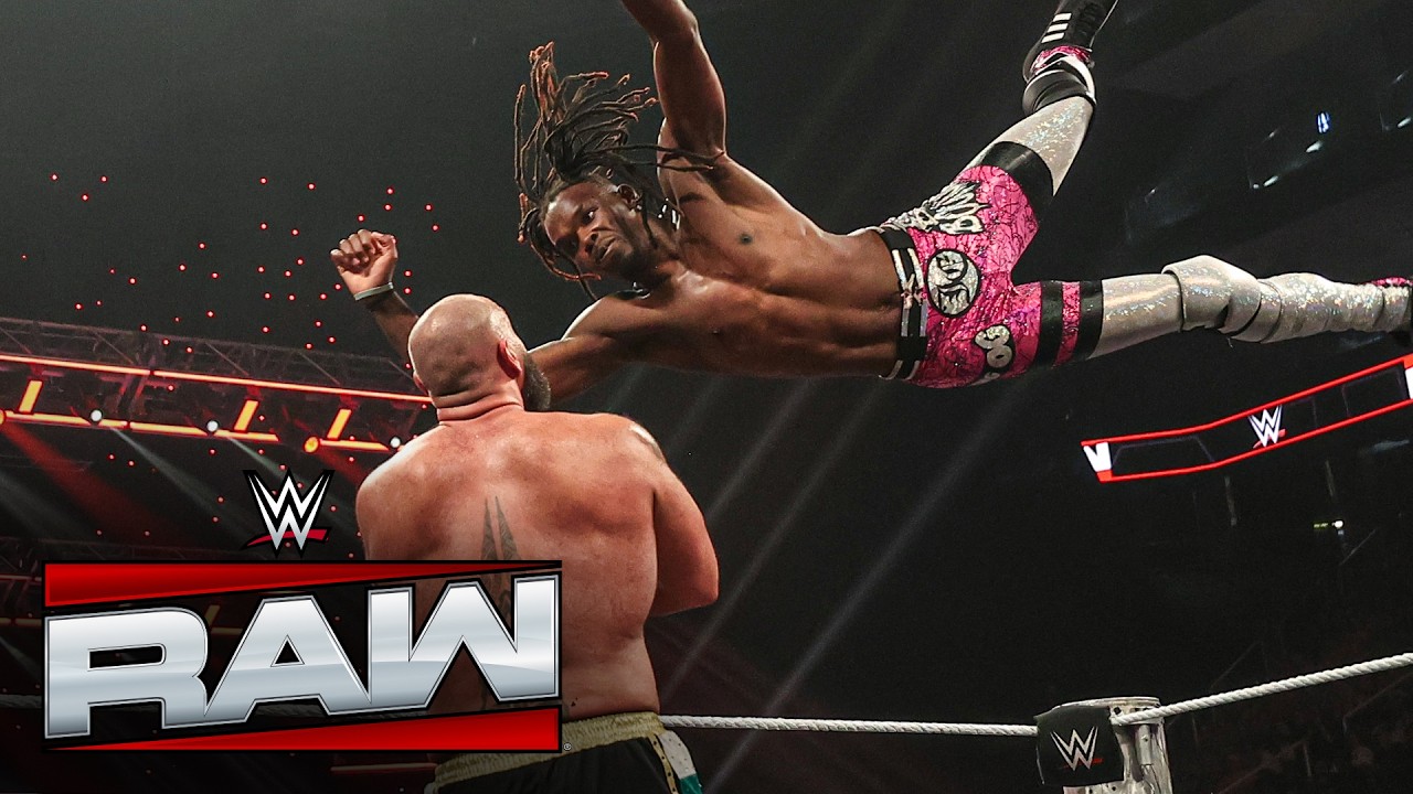 Je’Von Evans rises above Rusev with a bouncy victory: Raw highlights, May 11, 2026 background