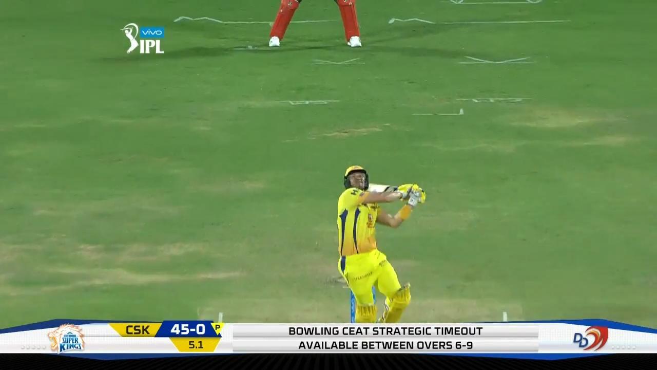 M30: CSK vs DD – Shane Watson Six