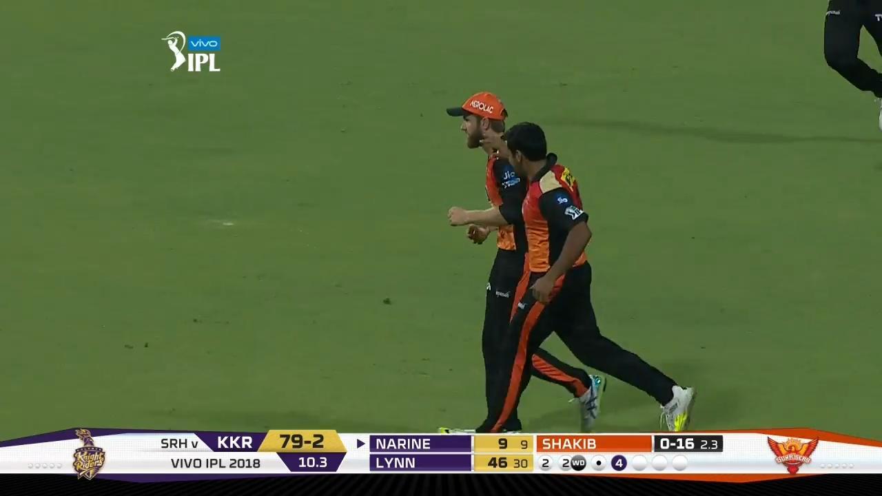 M010: KKR vs SRH – Fall of Wickets background