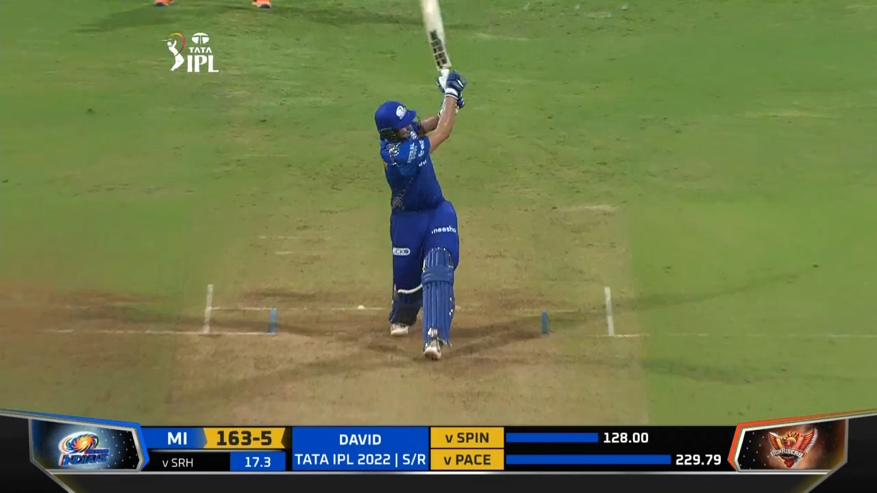 M65: MI vs SRH – Tim David Six