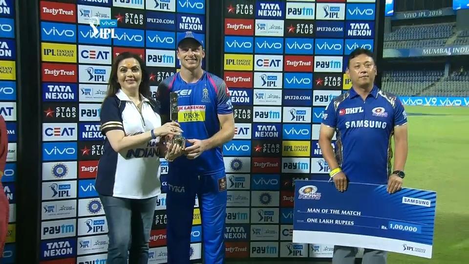 M47: MI vs RR – Man of the Match – Jos Buttler