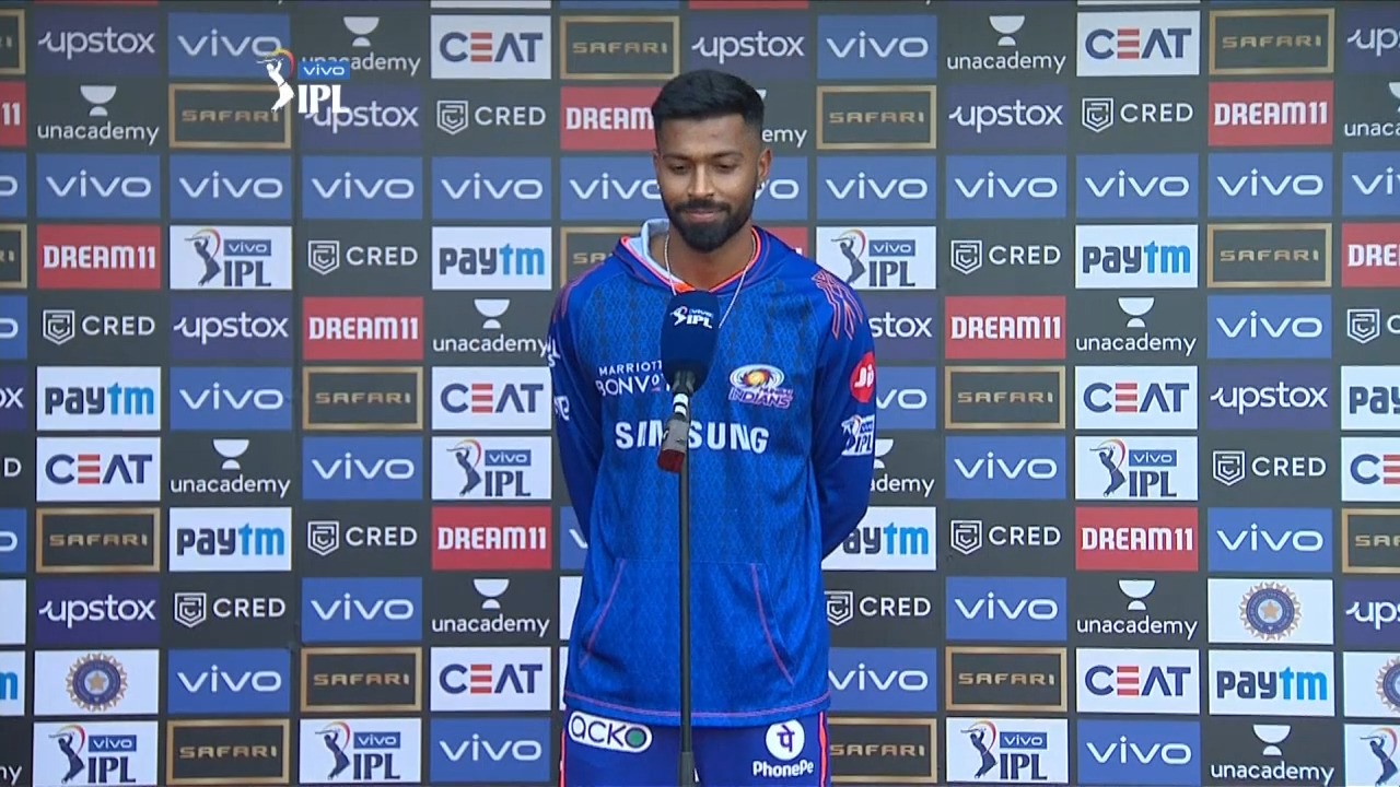M46: MI vs DC – Hardik Pandya Interview