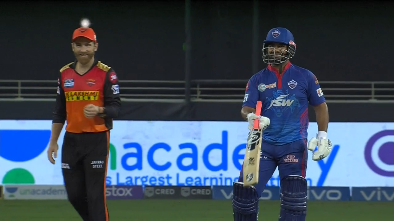 Watch Out: Pant’s bat goes for a toss