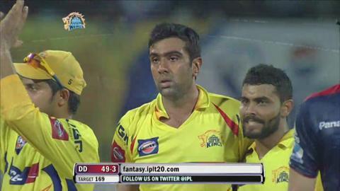 M64: CSK vs DD – Johan Botha Wicket