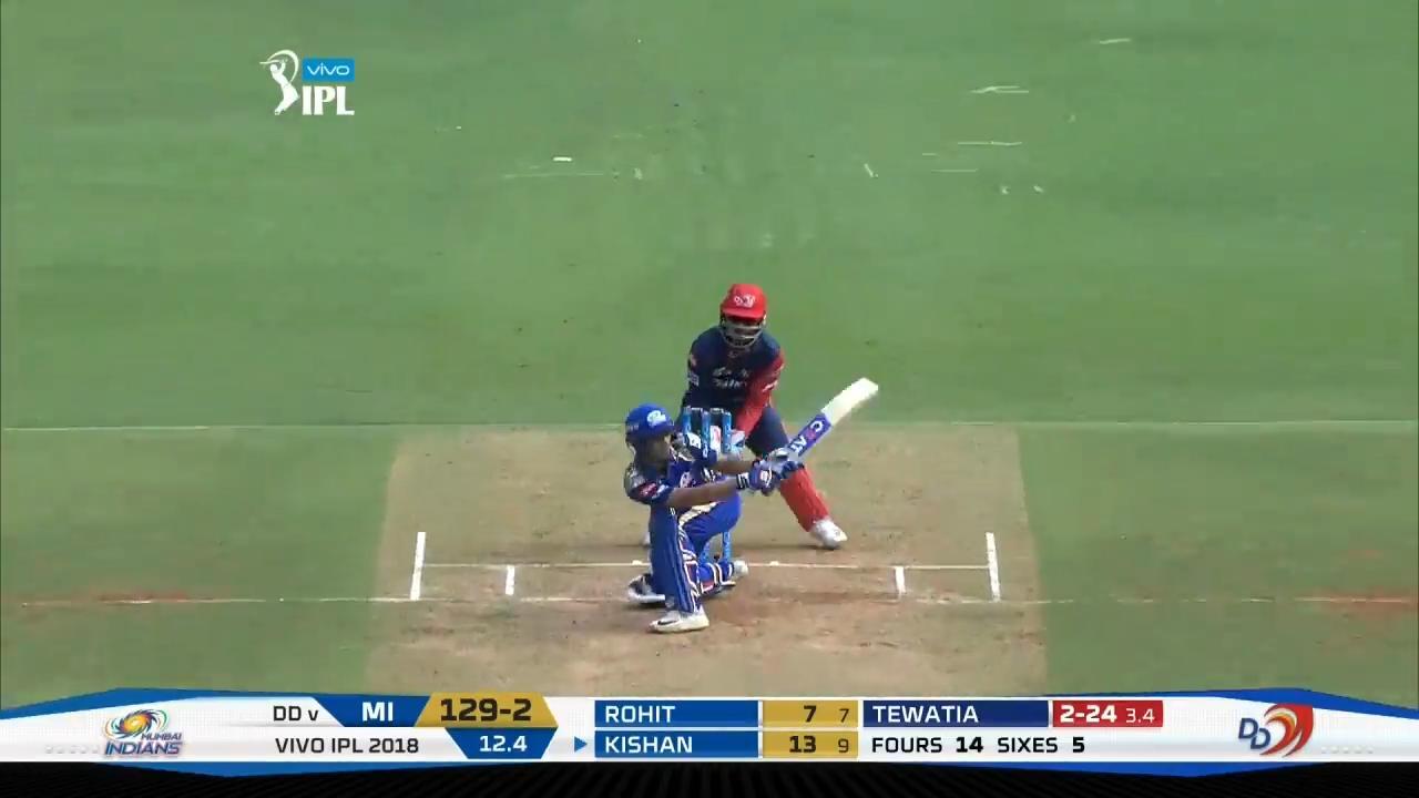 M09: MI vs DD – Ishan Kishan Six
