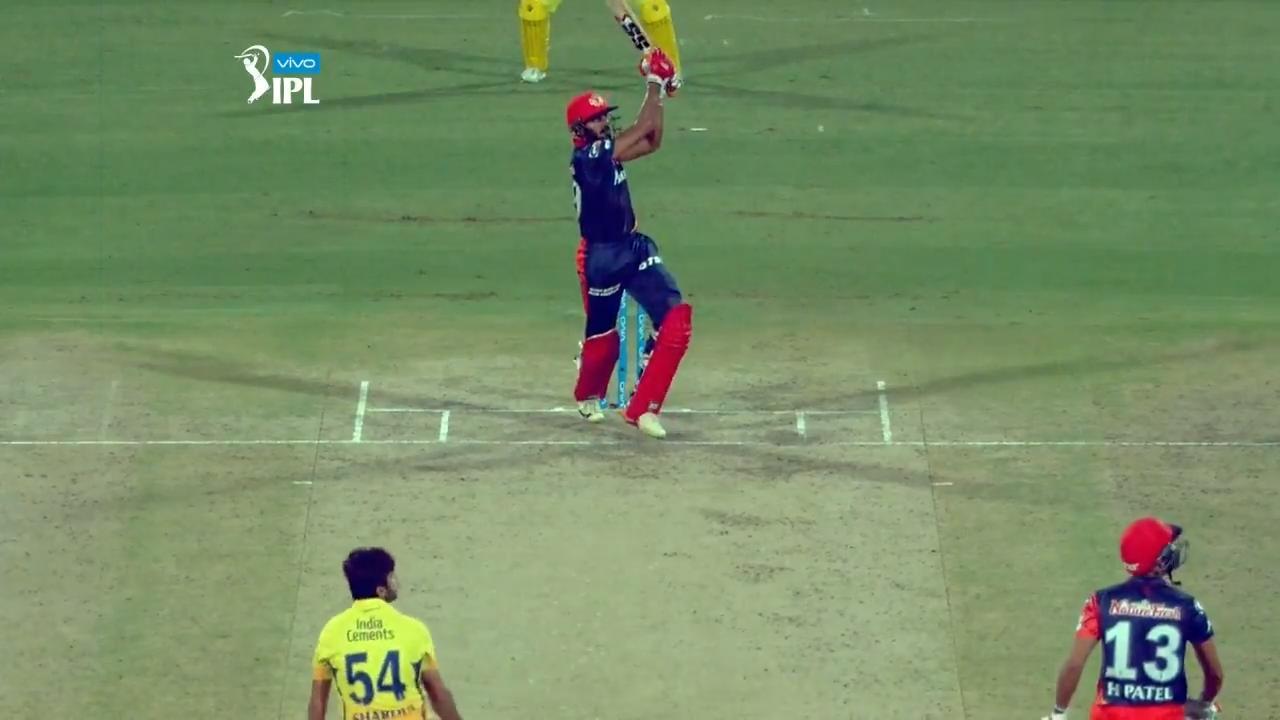 Shankar deposits one in the stands - effortlessly