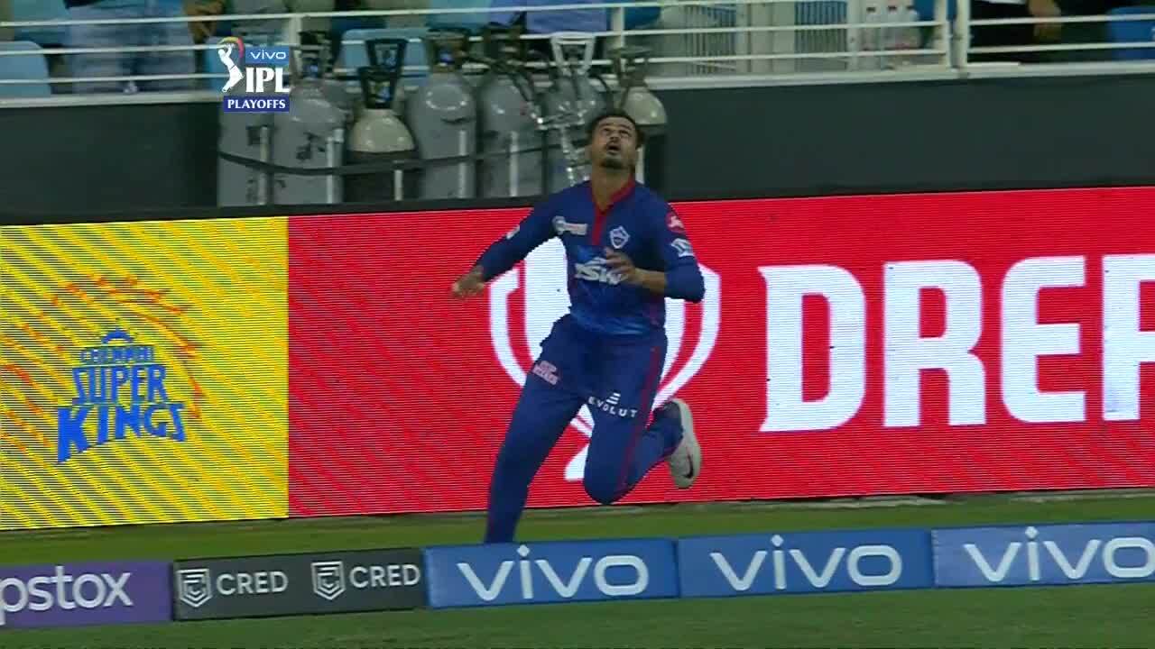 Cool as ice: Shreyas's incredible catch