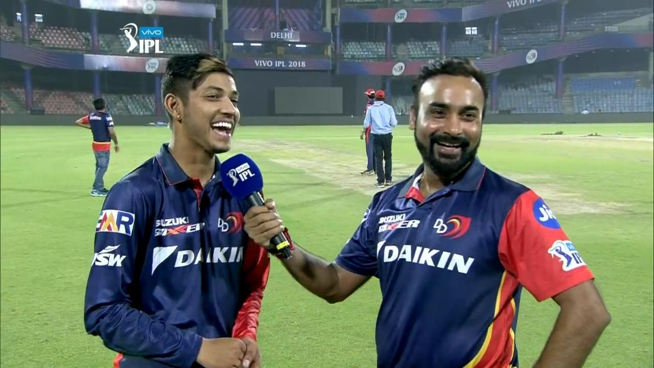 Mishra and Lamichhane summarise DD's win over MI