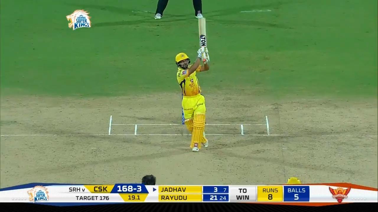 M41: CSK vs SRH – Kedar Jadhav Six