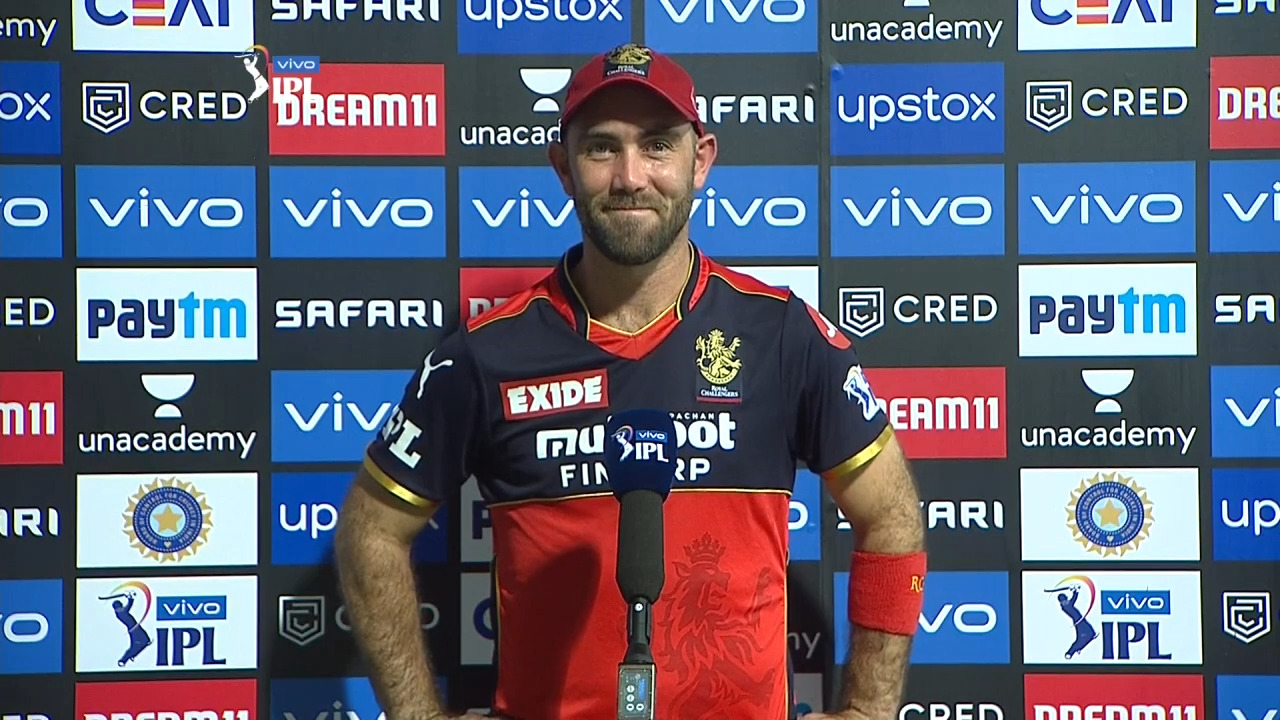 M16: RCB vs RR – Glenn Maxwell Interview background