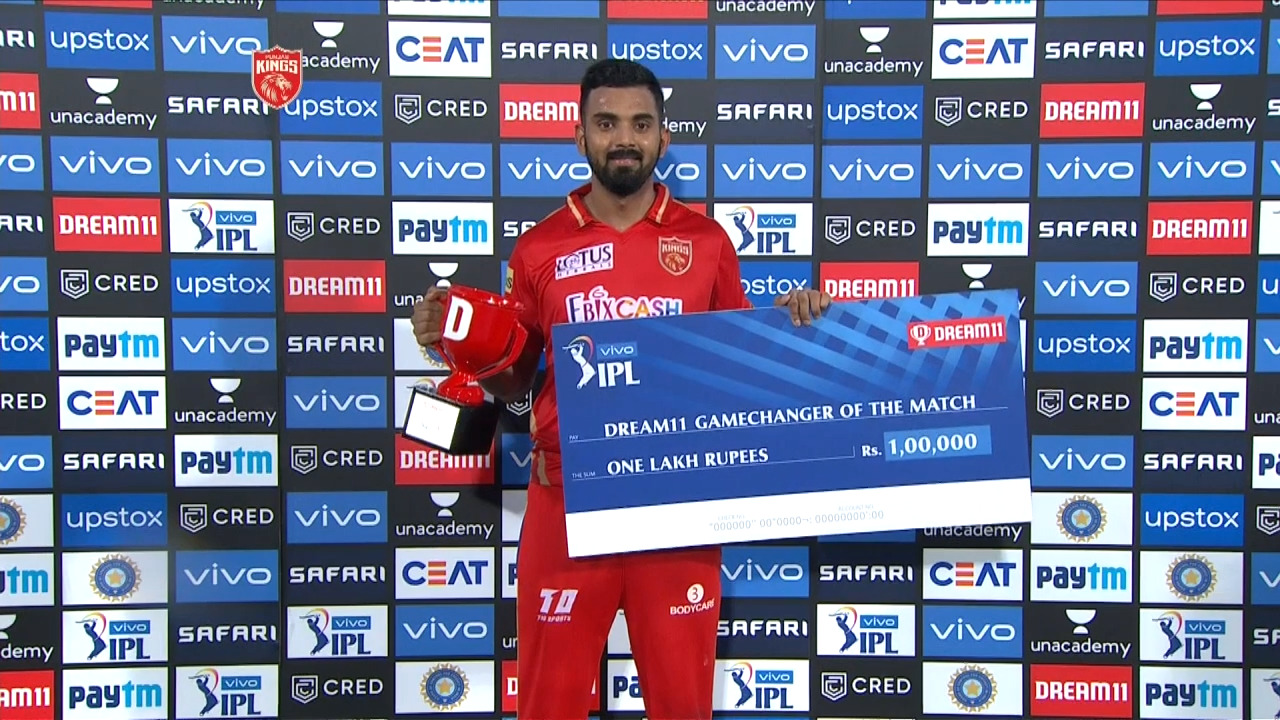 M17: PBKS vs MI – Dream11 GameChanger of the Match – KL Rahul