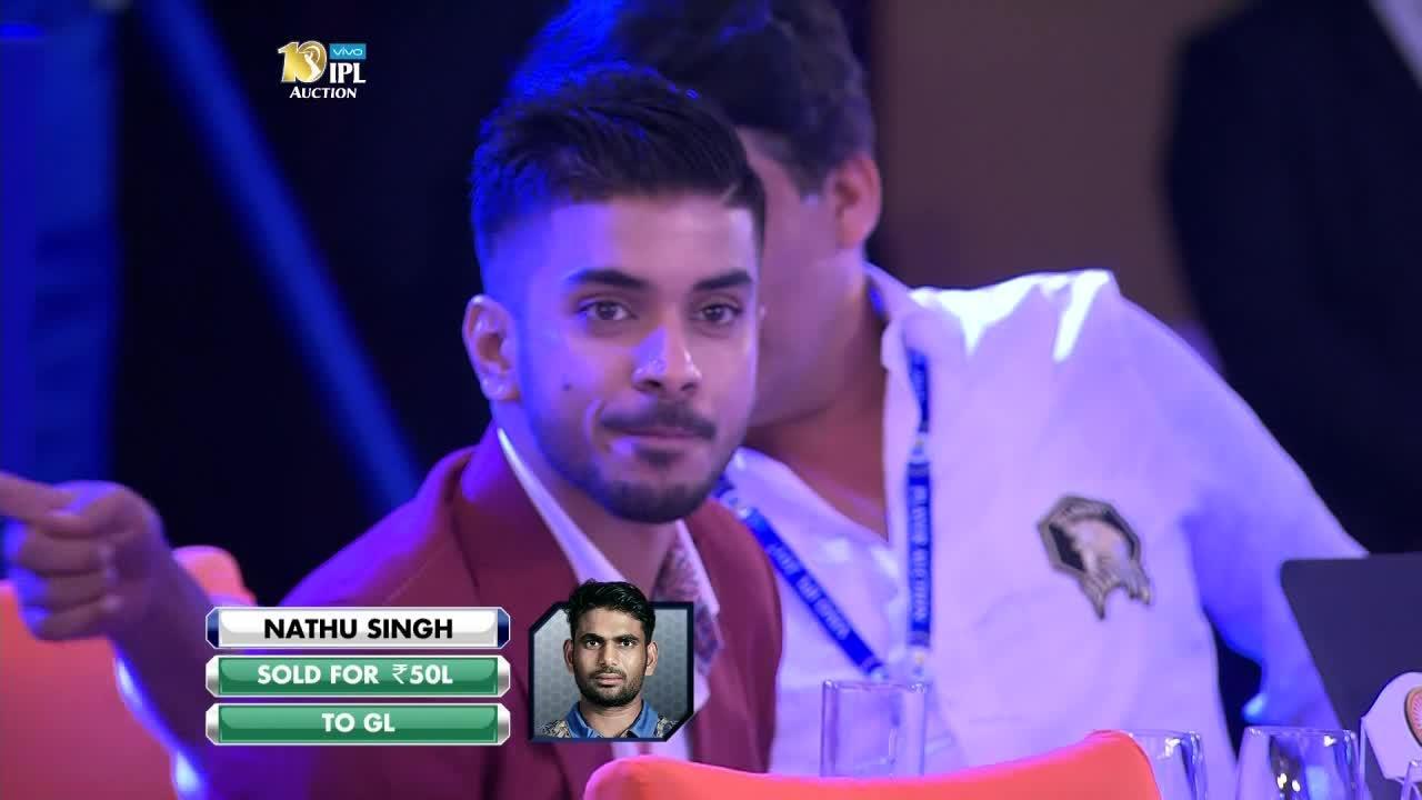 2017 VIVO IPL Player Auction - Gujarat Lions