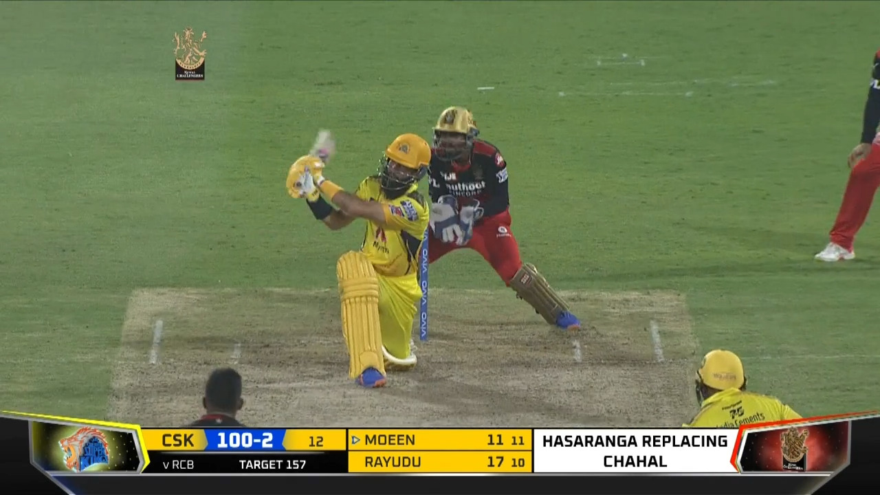 M35: RCB vs CSK – Moeen Ali Six