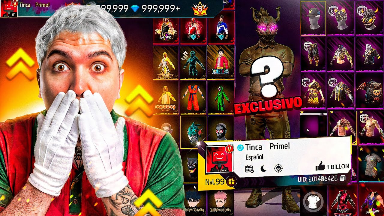TODO ESTO TIENE MI CUENTA de FREE FIRE EN 2026 *Tengo la skin mas exclusiva*