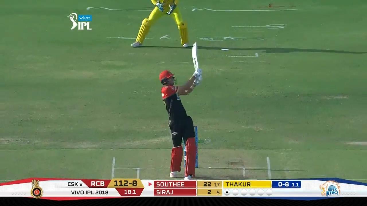 M35: CSK vs RCB – Tim Southee Six