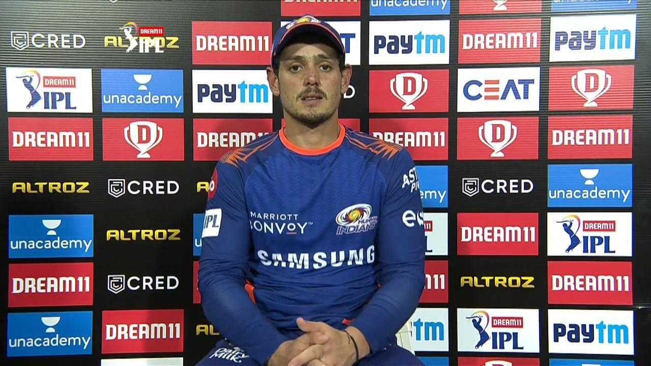 There is a lot of experience in our team: Quinton de Kock