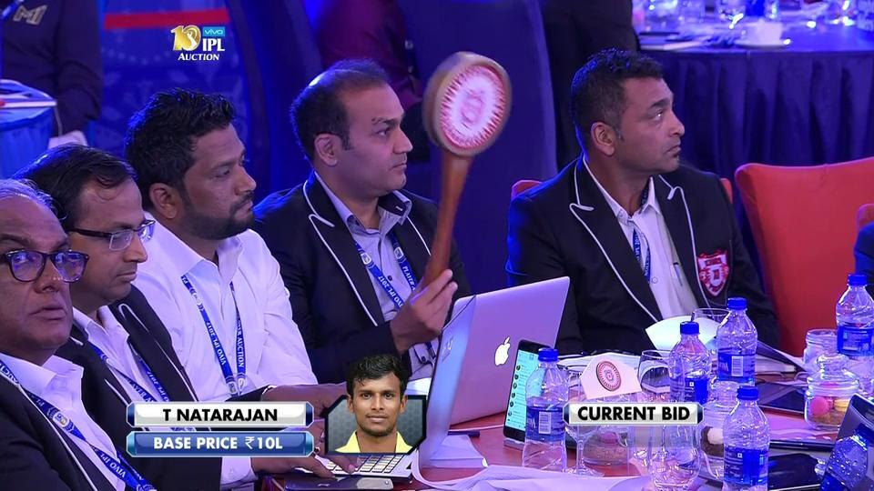 2017 VIVO IPL Player Auction - Kings XI Punjab