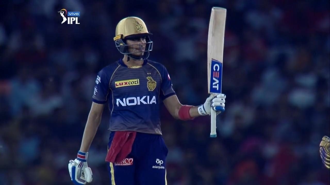 Classy Shubman's showman act in Mohali background