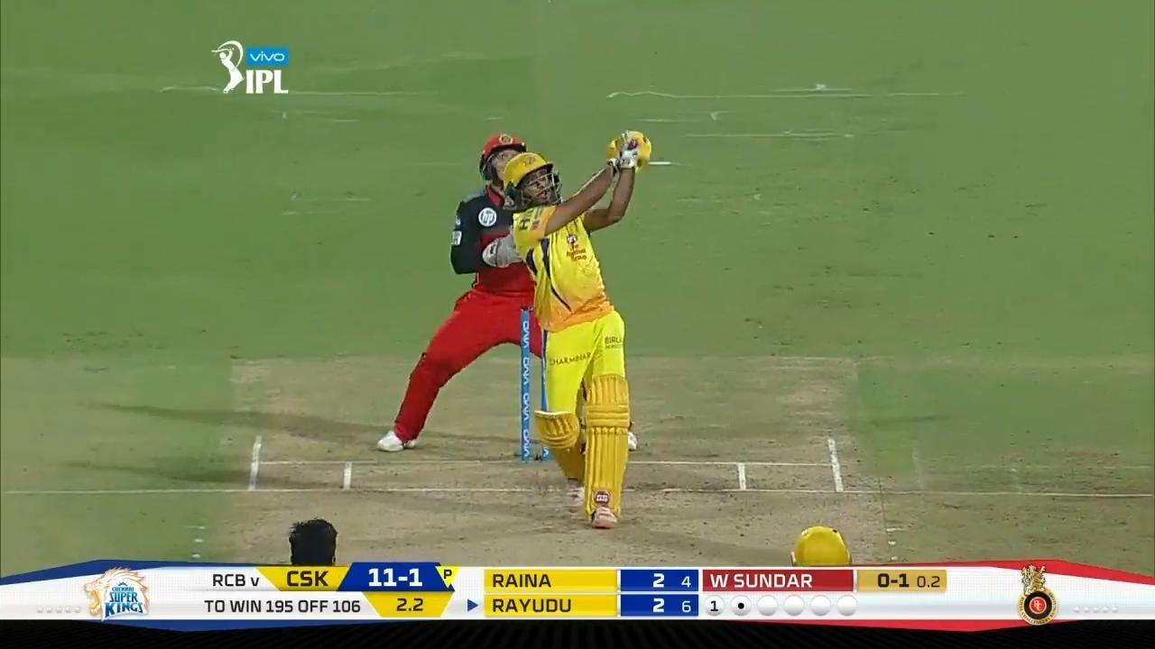 M24: RCB vs CSK – Ambati Rayudu Six background