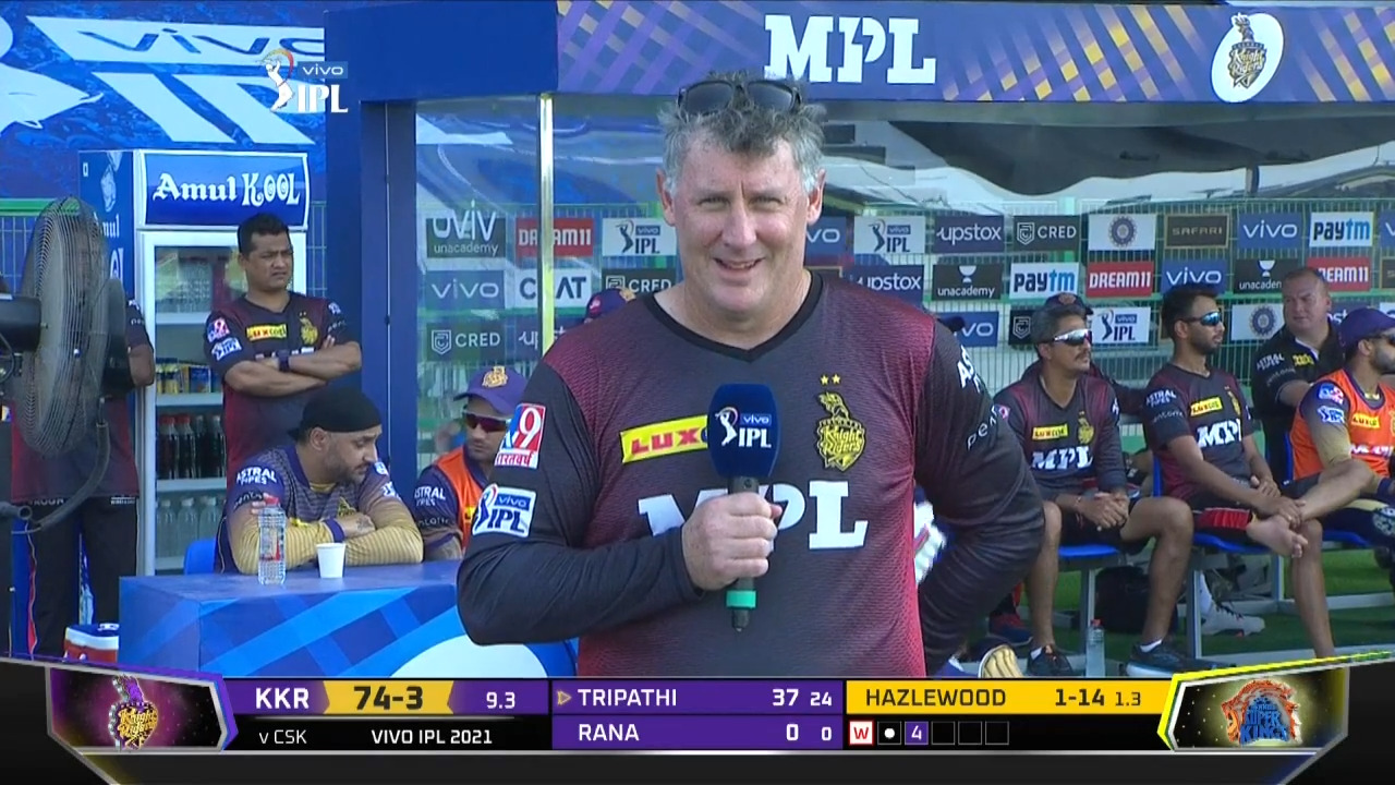 M38: CSK vs KKR – David Hussey Interview background