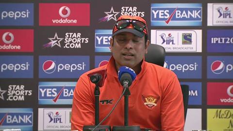 M12: SRH vs DD– VVS Laxman Press Conference background