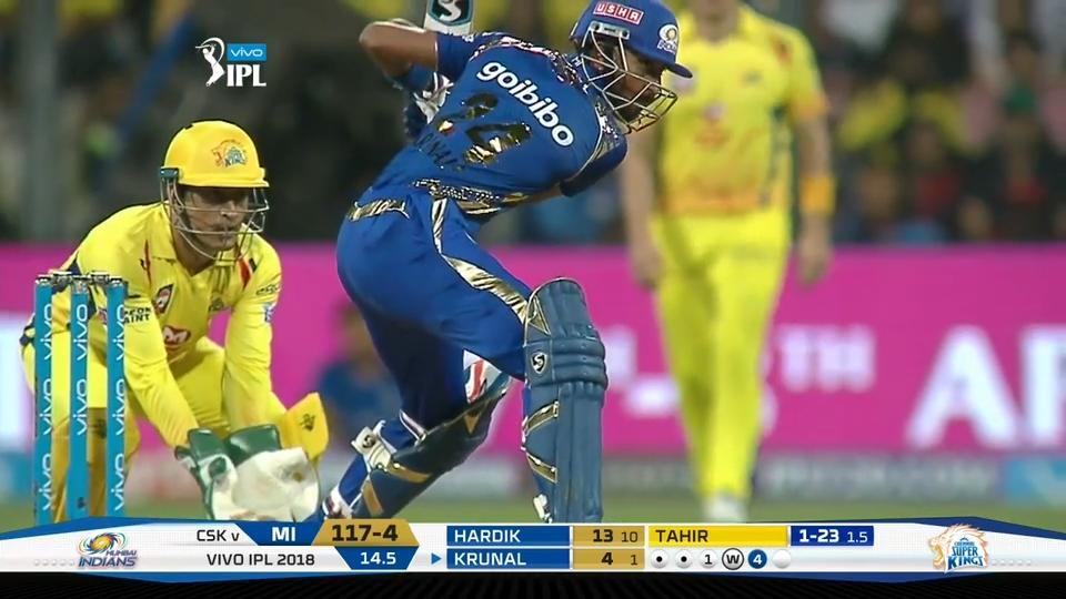 Krunal Pandya's unbeaten 41 (22)
