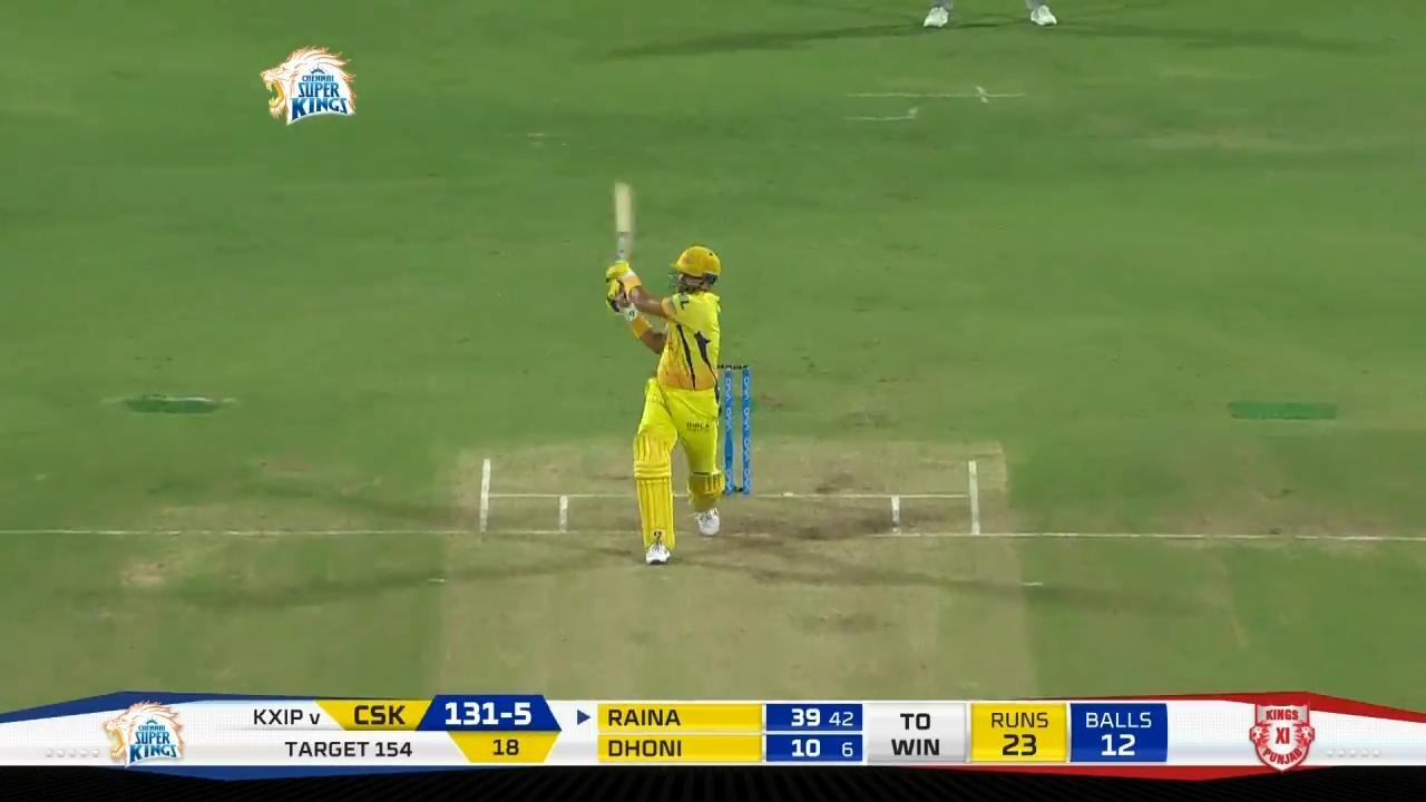M56: CSK vs KXIP – Suresh Raina Six