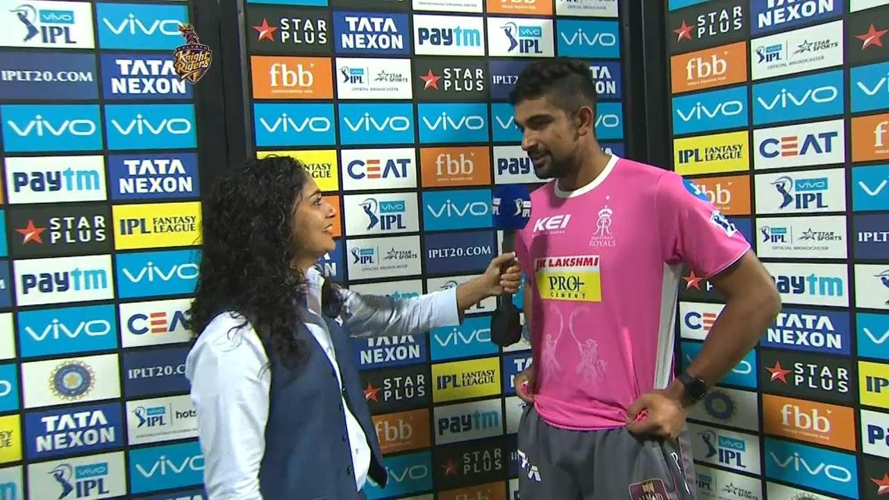 M49: KKR vs RR – Ish Sodhi Interview background