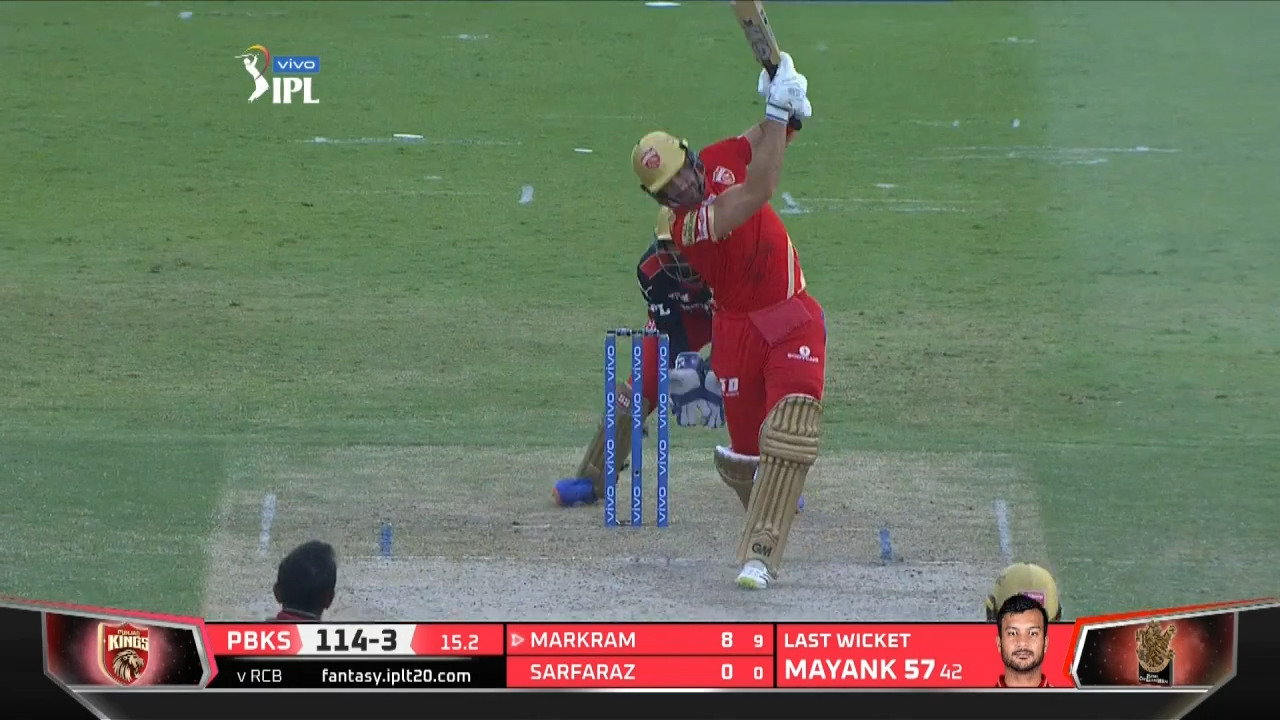 M48: RCB vs PBKS – Aiden Markram Six