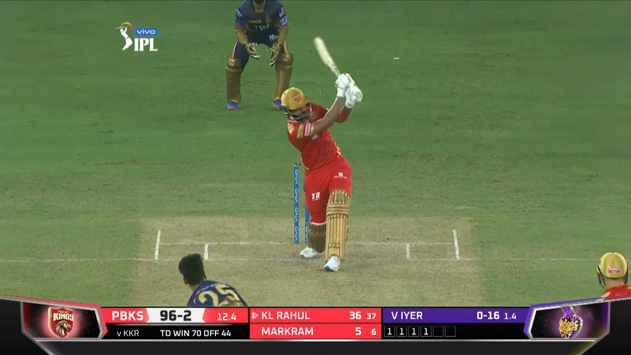 M45: KKR vs PBKS – KL Rahul Six