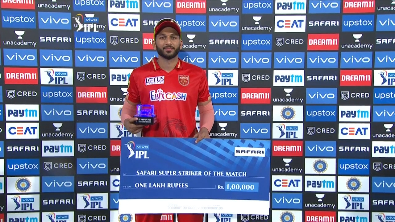 M14: PBKS vs SRH – Safari Super Striker of the Match – Shahrukh Khan background