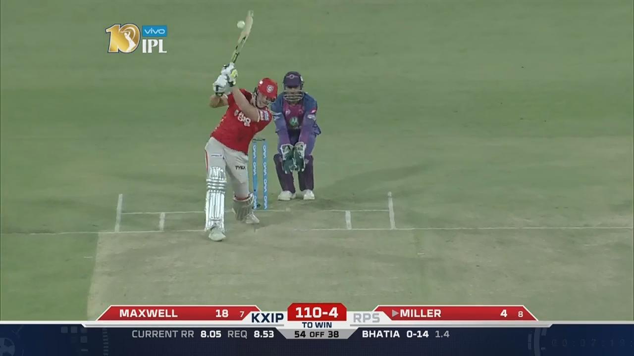 M4: KXIP vs RPS – David Miller Six
