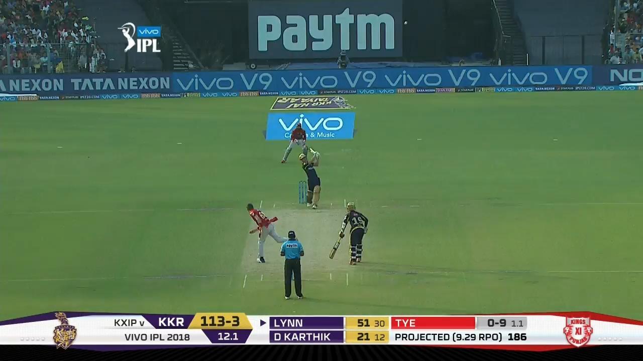 M18: KKR vs KXIP – Chris Lynn Six background