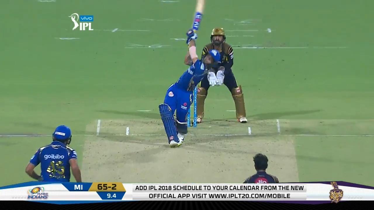 M41: KKR vs MI – Ishan Kishan Six