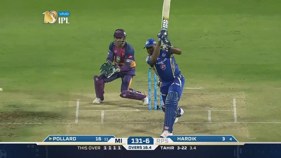 M2: RPS vs MI – Kieron Pollard Six