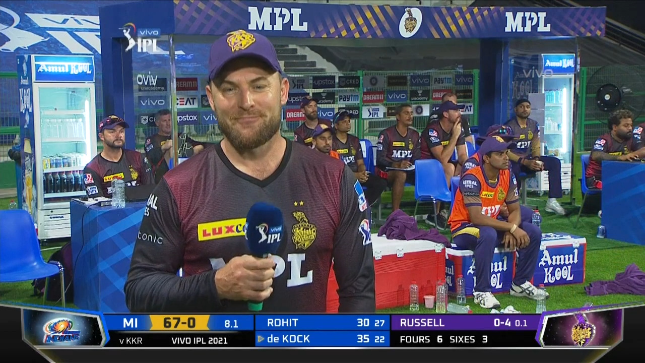 M34: MI vs KKR – Brendon McCullum Interview