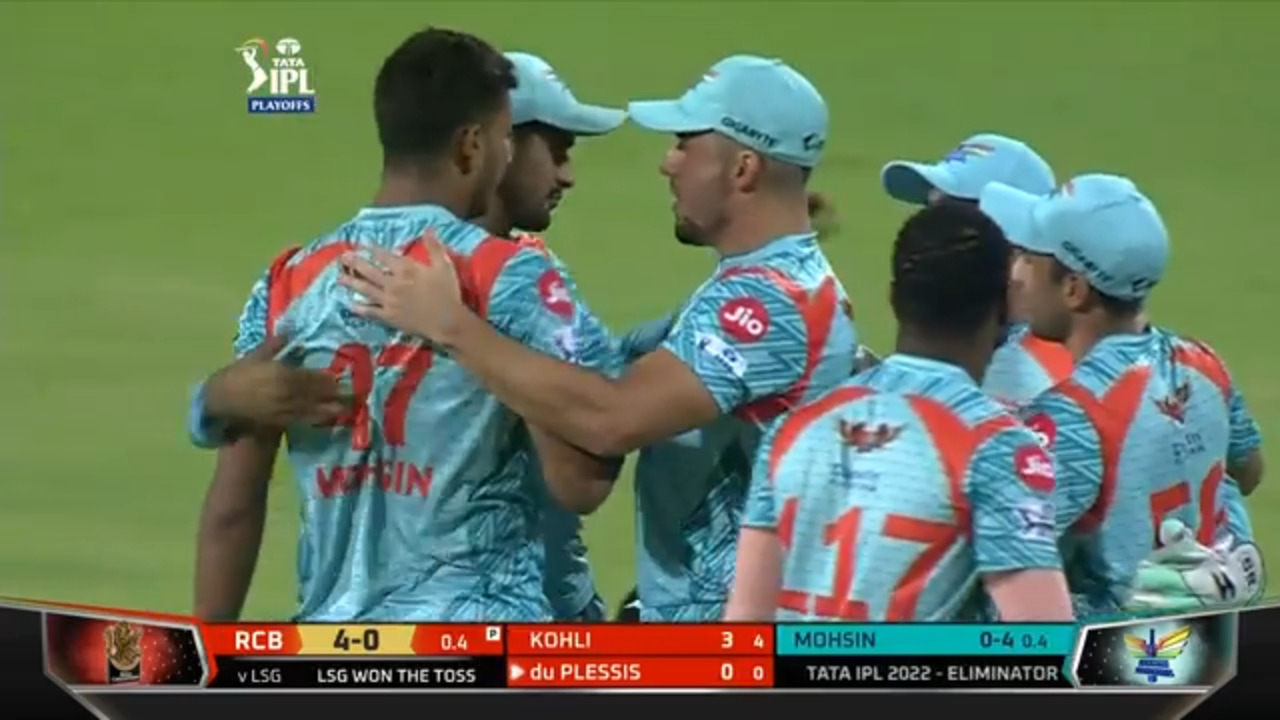 Eliminator: LSG vs RCB – Fall of Wickets