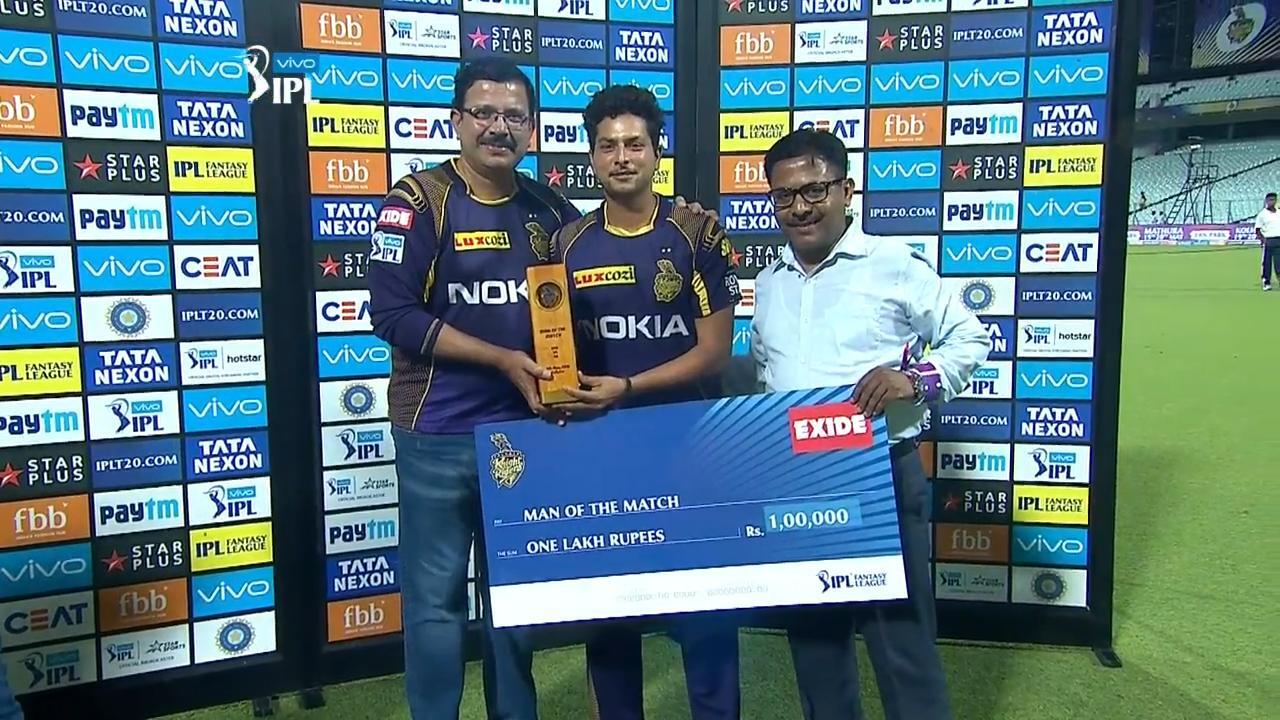 M49: KKR vs RR – Man of the Match – Kuldeep Yadav