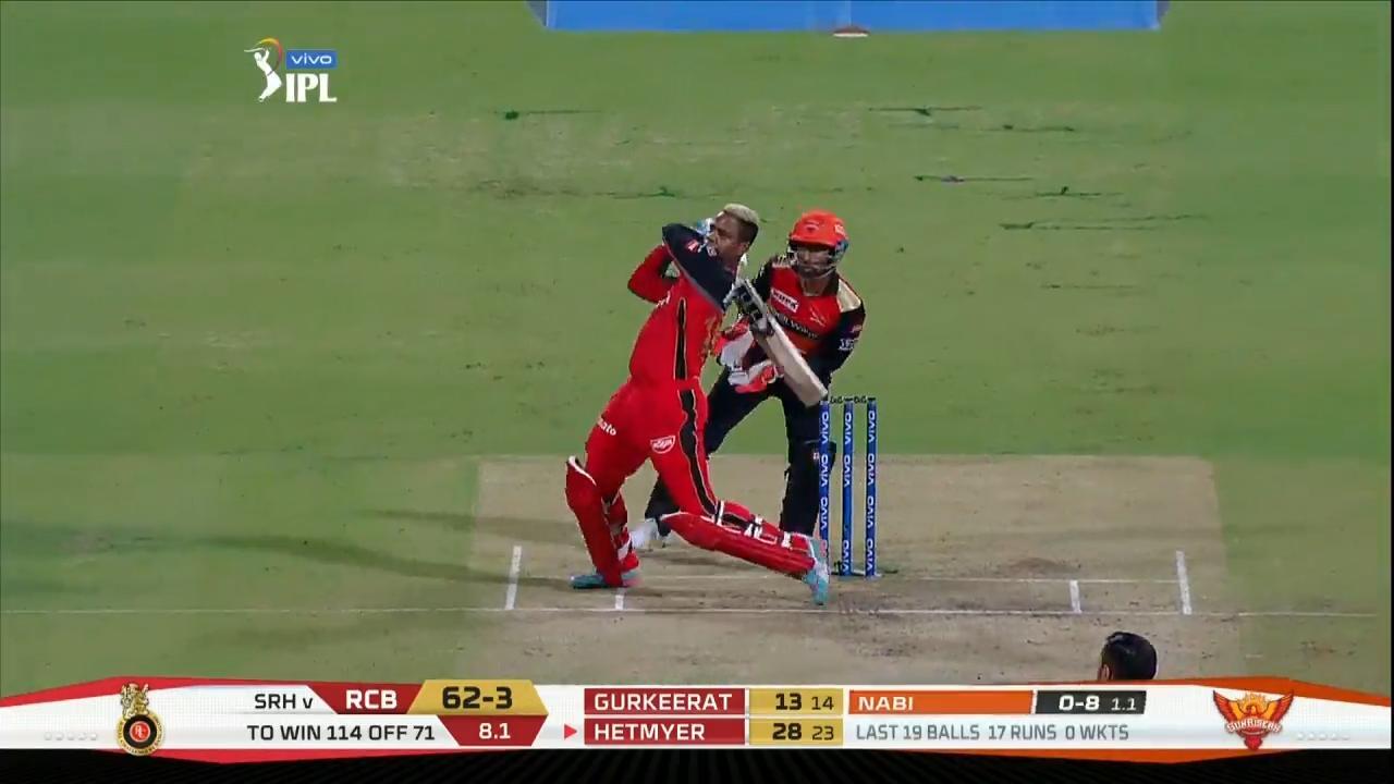 M54: RCB vs SRH – Shimron Hetmyer Six