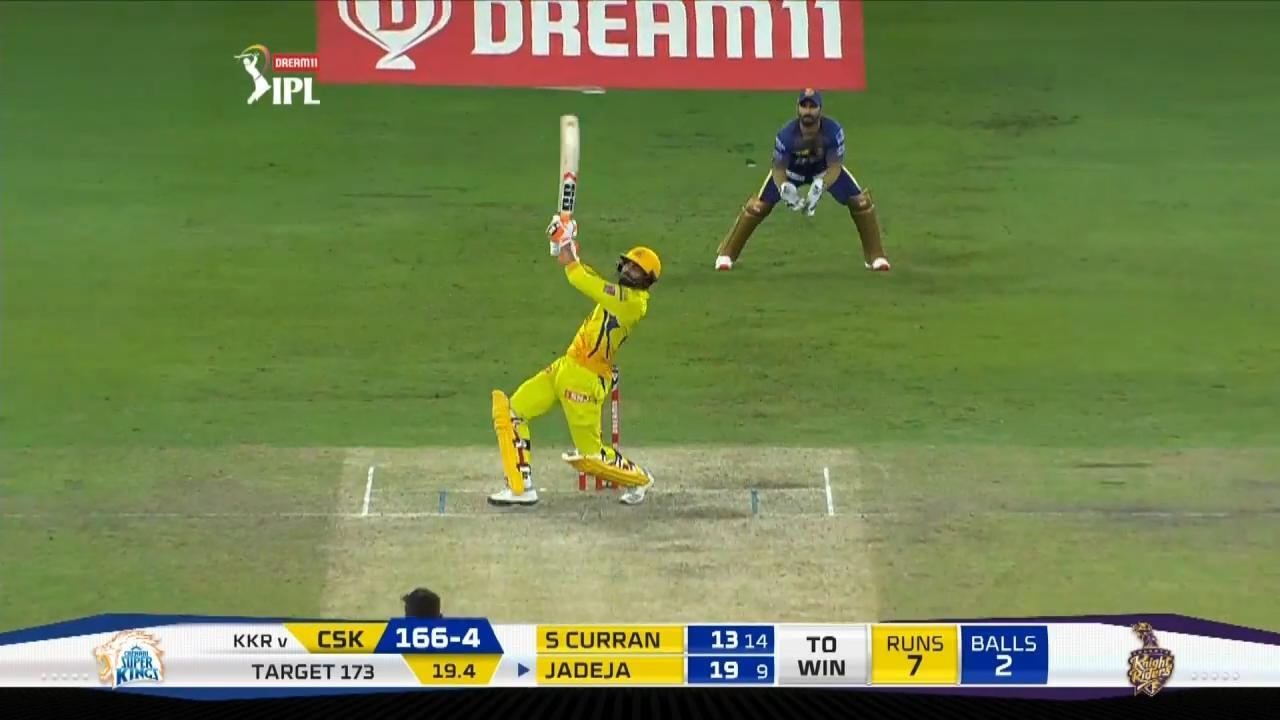 M49: CSK vs KKR – Ravindra Jadeja Six