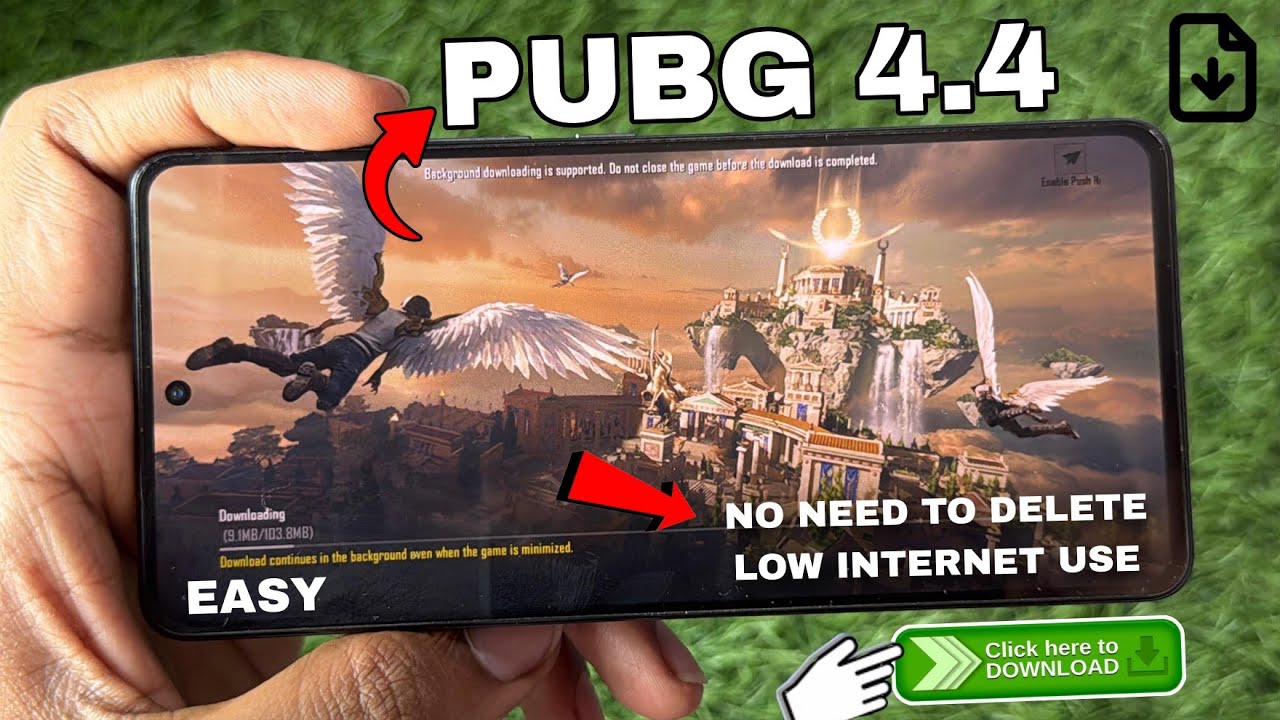 PUBG 4.4 UPDATE | HOW TO UPDATE PUBG 4.4 VERSION | PUBG 4.4 UPDATE DOWNLOAD WITHOUT DELETING