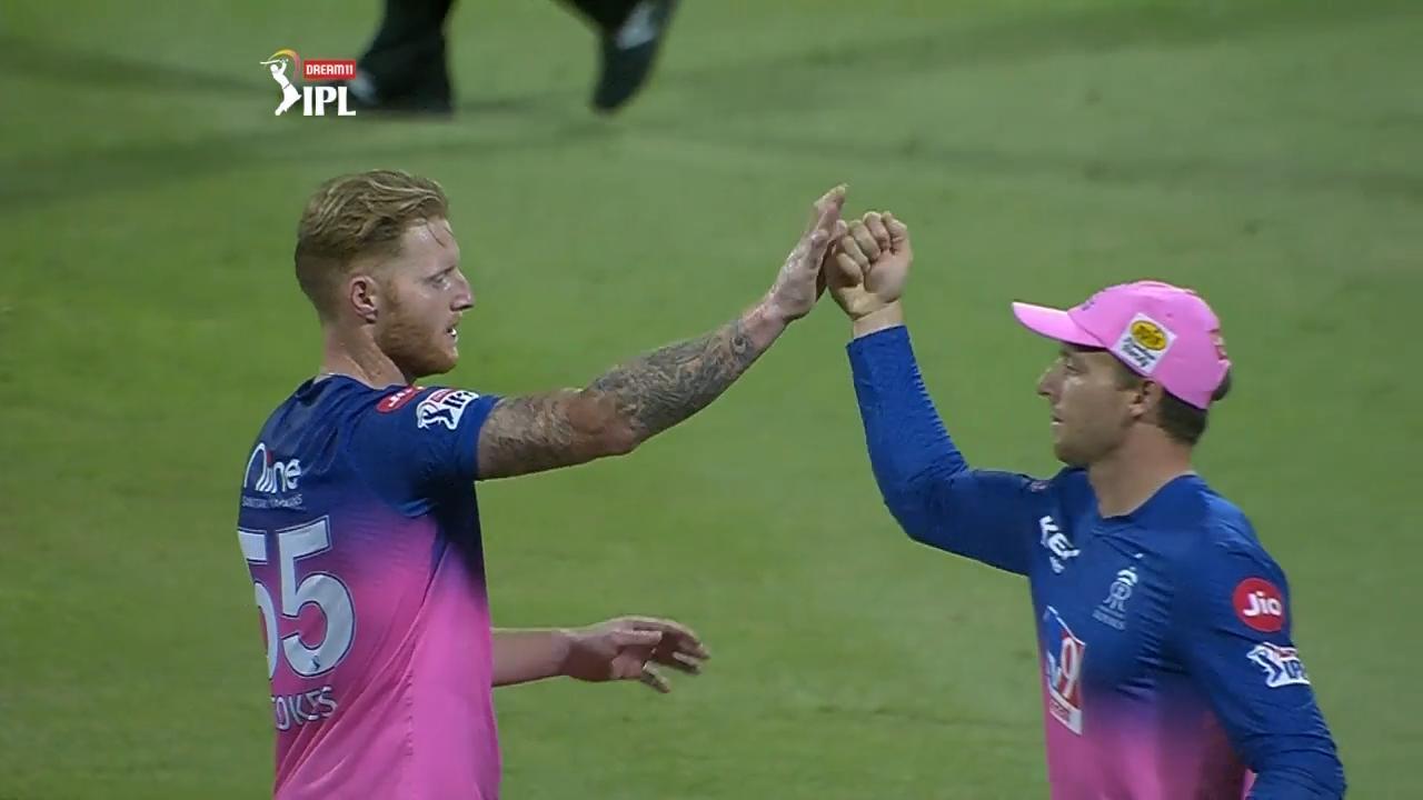 M50: KXIP vs RR – Fall of Wickets